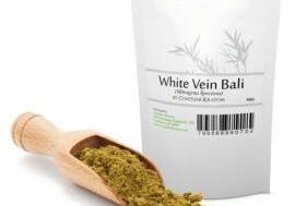 White Vein Bali Kratom Powder Bag